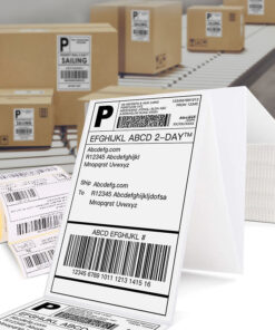 4" x 6" Thermal Shipping Labels for Ecommerce, Waybill & Exports (100mm x 150mm) - Pack of 500pcs